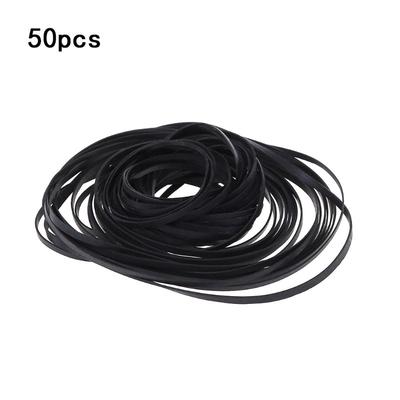 50PCS 40-135MM Univerzální Mix Pásky Kazetové Pásky Různé Běžný Plochý Gumový pás pro rekordéry Walkman CD DVD mechanika