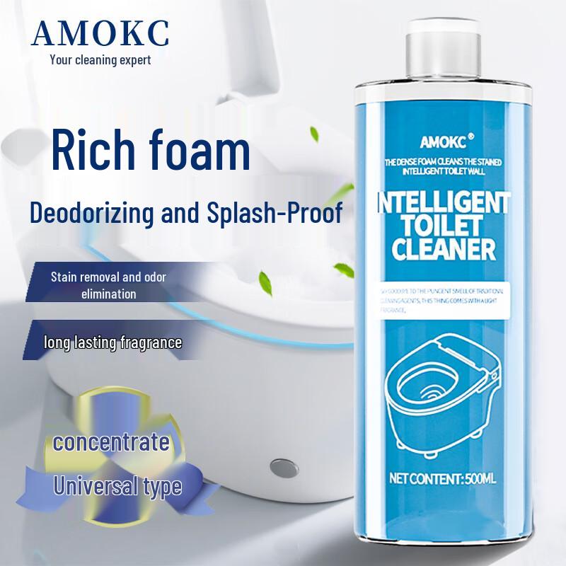 AMOKC Toilet Foam Shield & Cleaning Solution