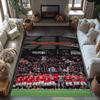 Manchester Personalized Name Carpet Suitable for Dormitory Playrooms Study room Foyer Anti-slip Rug Office home decor Gift for Festivals