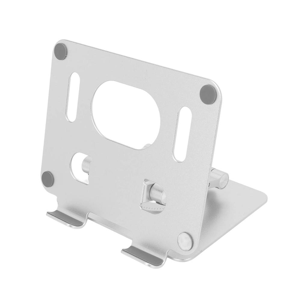 Regulowany stojak na tablet, obrotowy o 360 stopni, składany, pusty, chłodzący, ze stopu aluminium, do tabletu stacjonarnego