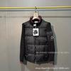 Men Women Warm Thick Cotton Knit Hooded Stand Collar Casual Jacket Slim Fit Winter Outwear