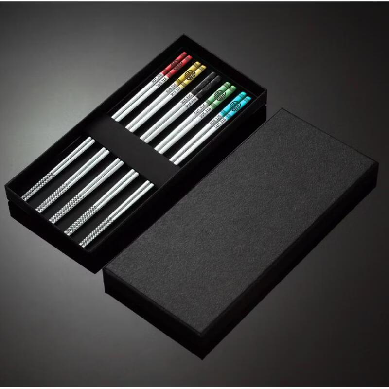 Ru Han 316L Stainless Steel Chopsticks Gift Set