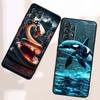 Anime Biology Design Phone Case For Samsung A73 A72 A71 A55 A54 A53 A52 A51 A13 A22 A16 A15 A12 A14 A26 A07 5G Black