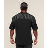 Gymshark Power T-Shirt Schwarz Asphaltgrau A4b9w Bcyl
