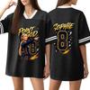 Women's Short Sleeve Letter Print Casual T-Shirt for Everyday Wear