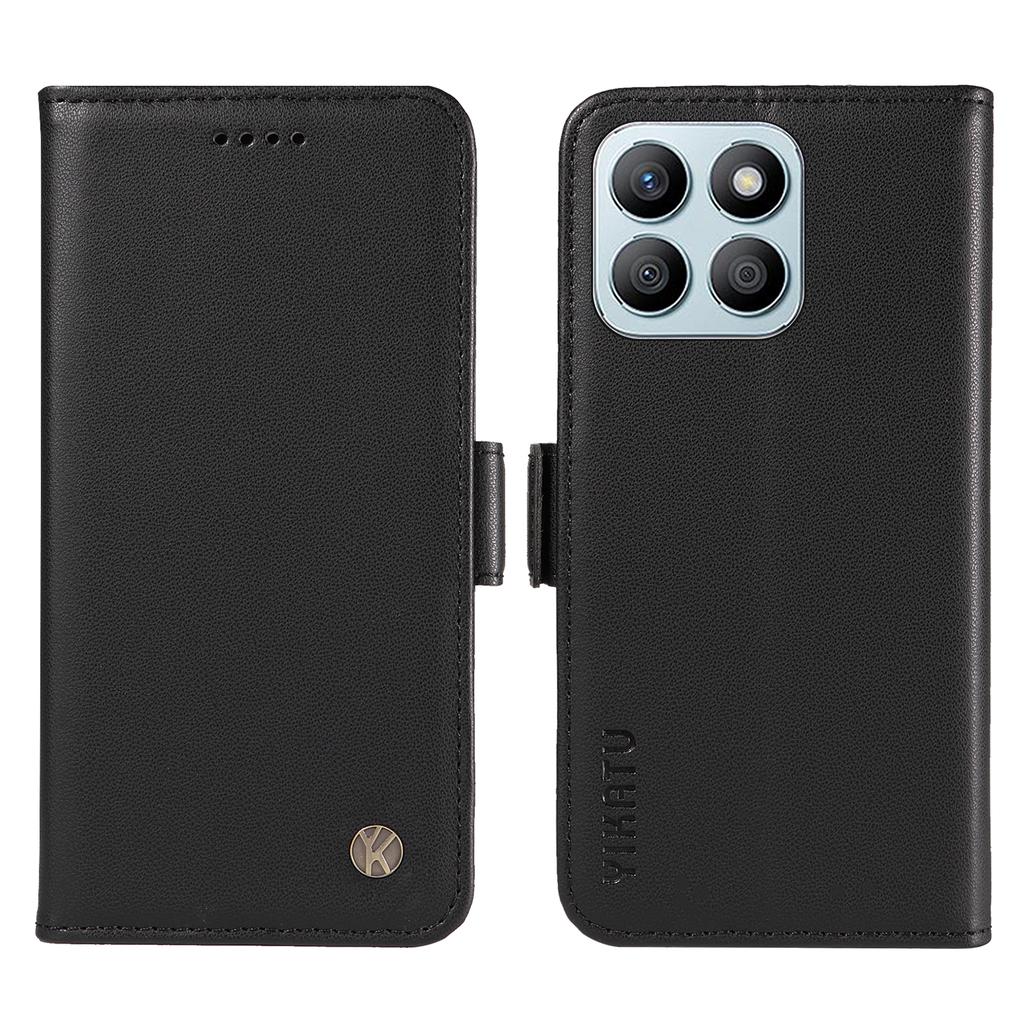 YIKATU YK-003 For Honor X8b 4G Phone Case Side Magnetic Clasp Wallet Cover