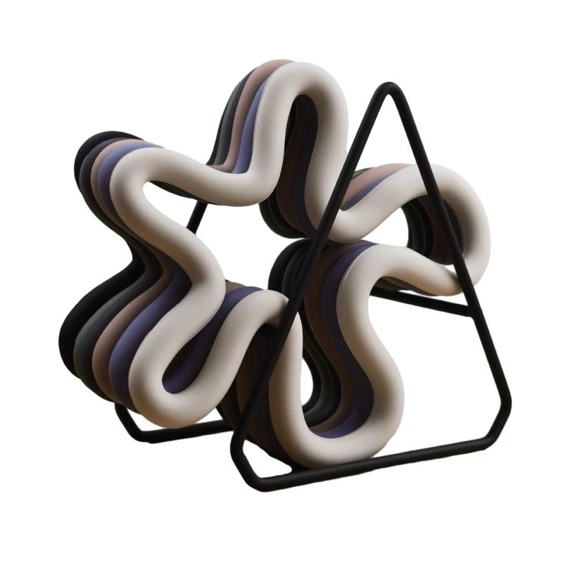 Geomeetriline kuumakindel silikoonmatt joogitassidega alusalused, libisemiskindlad potihoidja lauaalused, köögitarvikud, alusalused padjad