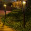 Outdoor Solar Pathway Lights Outdoor IP65 Waterproof Path Bright Lights Decorative White Warm Light For Yard Walkway Lawn Driveway
