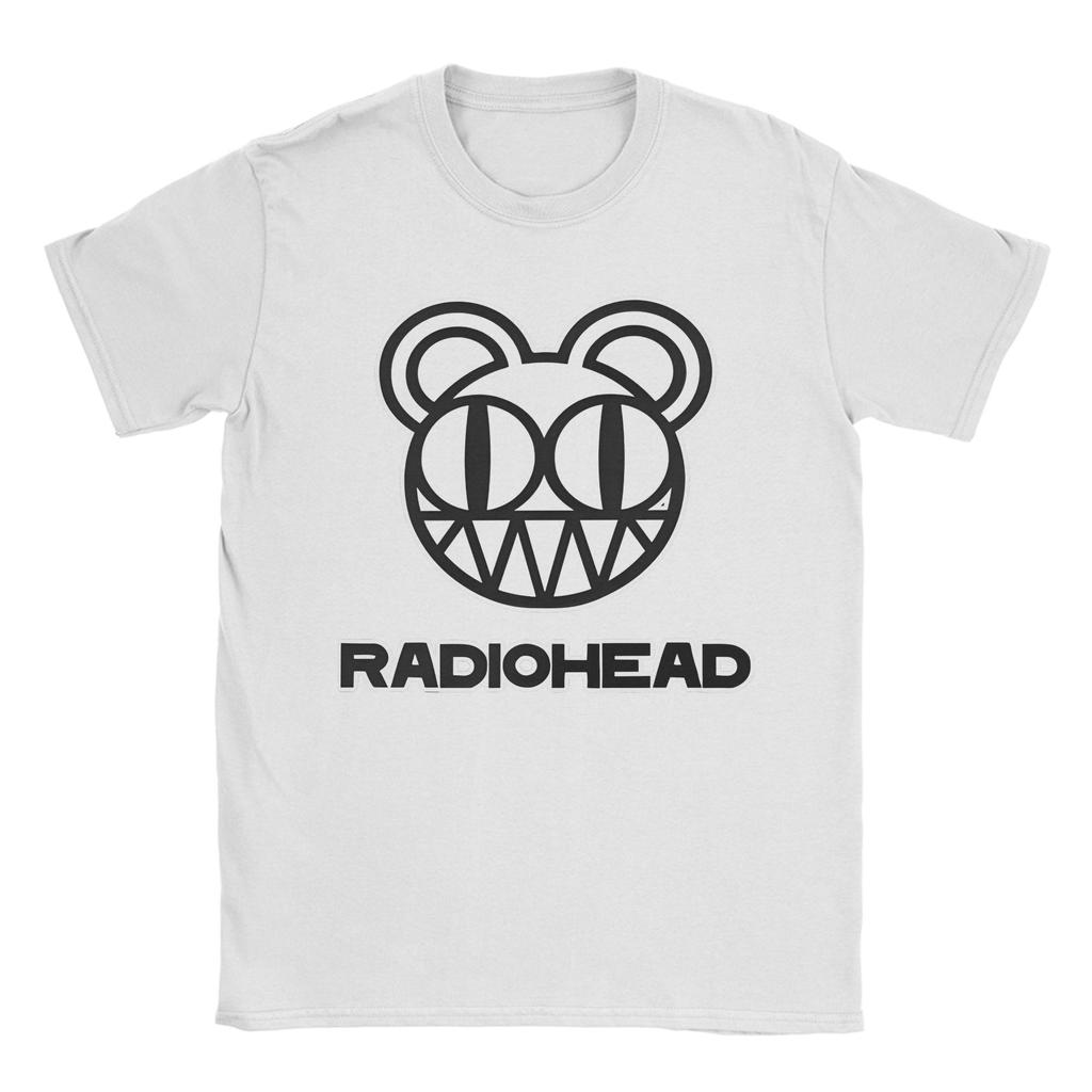 Radiohead Rock Vintage Hip Hop T Shirts Men Women Cotton Leisure T-Shirt Crewneck Tees Short Sleeve Clothes 4XL 5XL