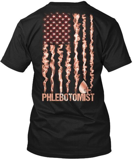 Proud Phlebotomist T-Shirt Made in the USA Size S to 5XL 4XL