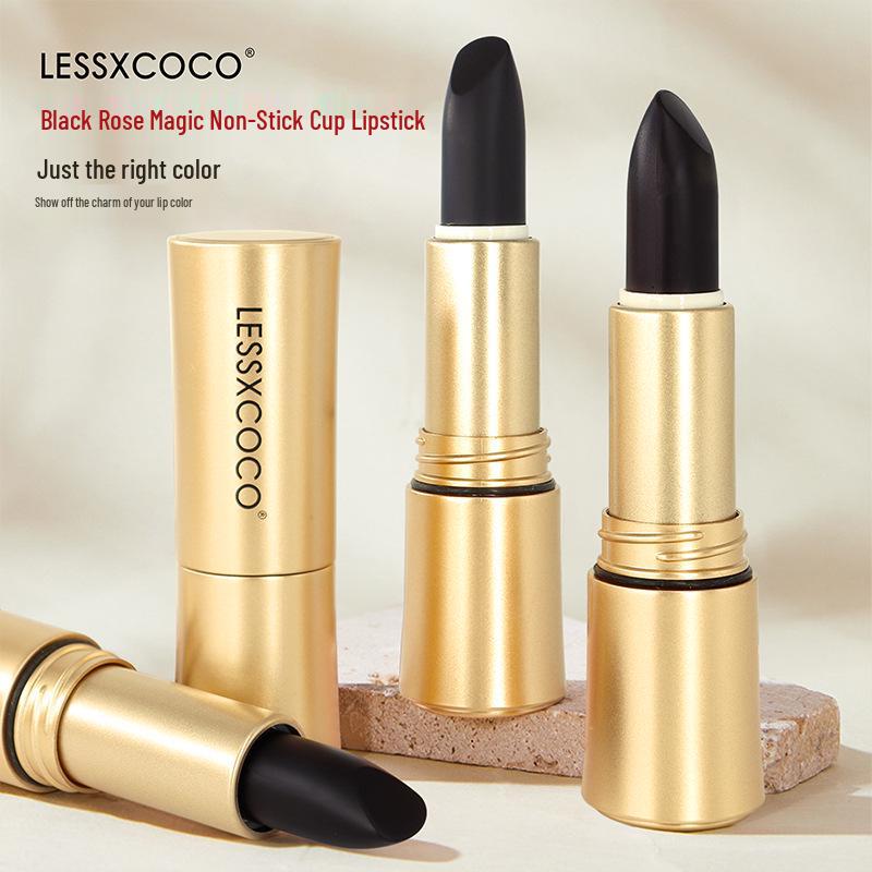 Black Rose Magic Color-Changing Moisturizing Lip Balm: Waterproof, Sweatproof, Non-Fading, Pigmented, Non-Stick