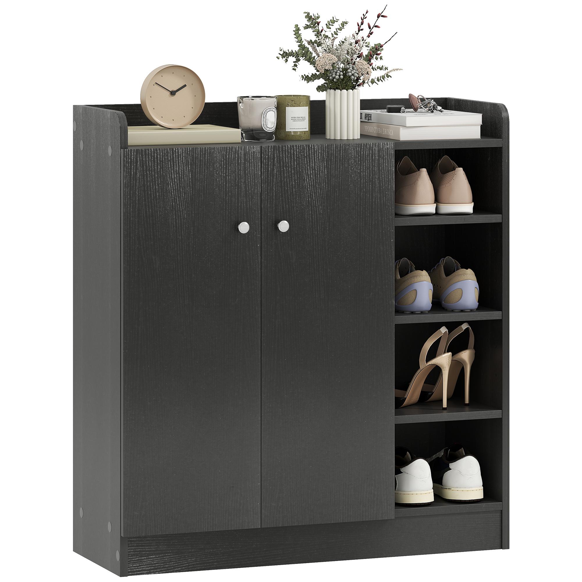Shoe Storage Cabinet with Adjustable Shelves
