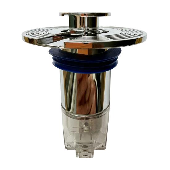 1/2Pcs Floor Drain Core Universal Size Anti-Odor Drain Pipe with Automatic Filter Basket Hair Catcher Extension Pipe Design Automatic Closing Drain