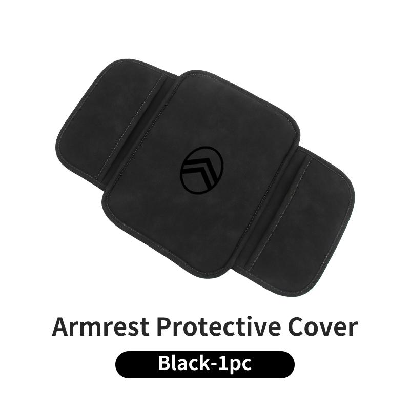 

Car Sheepskin Armrest Box Storage Pocket Arm Rest Protective Cover For Citroen C4 C3 C5 C1 C2 C-Elysee Berlingo Picasso Jumpy