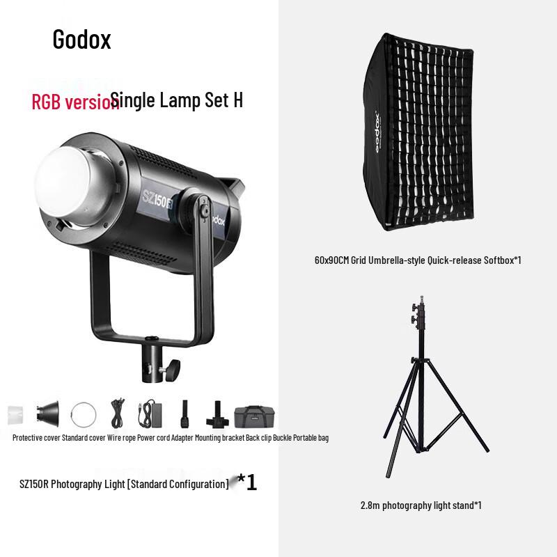 Godox SZ150R Full-Color LED Video Light Kit