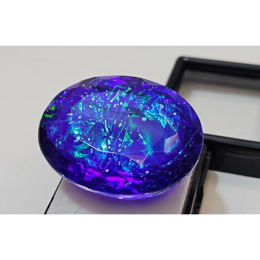 Natural Monarch Fire Opal 84-85 Ct Oval Cut Certified Fabulous Loose Gemstone