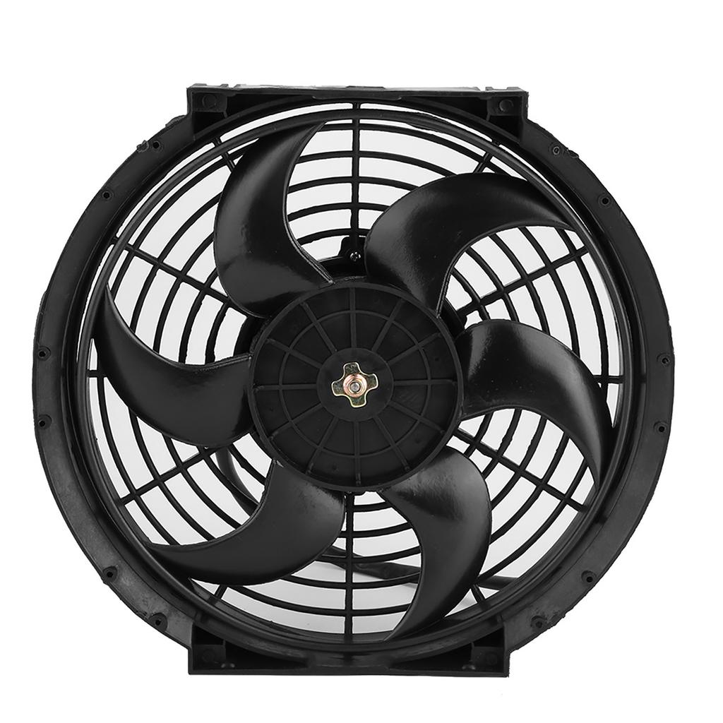 10in Electric Radiator Slim Fan Push Pull 12V with Installation Accessories