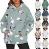 Dames Oversized Sweatshirts Fleece Hettegensere Langermet Pullover Antrekk Med Lomme