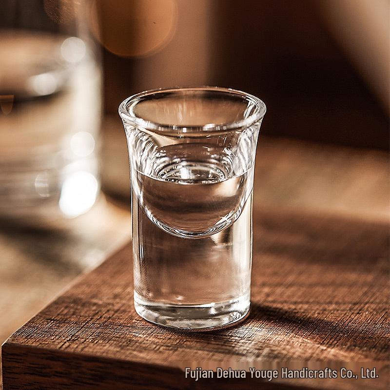 Set of 6 Baijiu and Whiskey Shot Glasses - Small 2 Liang Crystal Bullet Cups