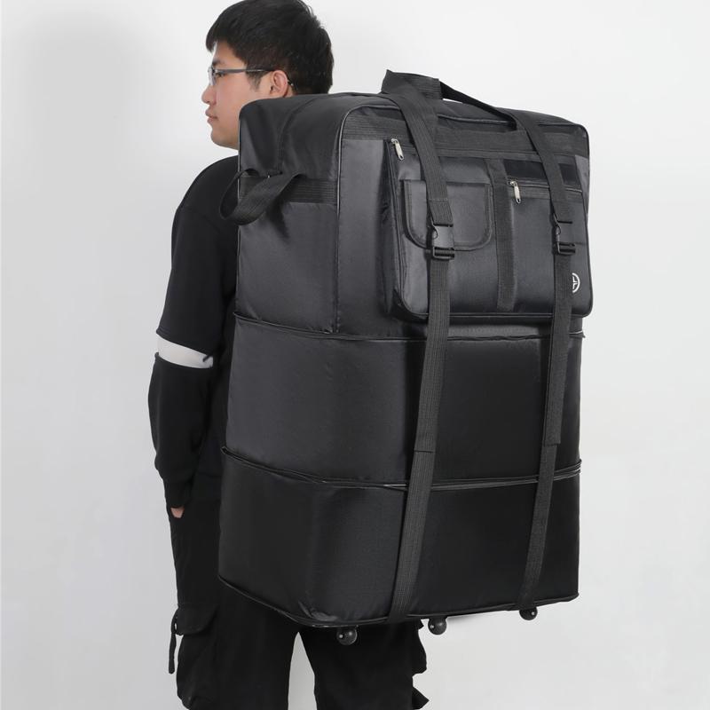 75L Travel Bag Air Consignment Bag Large-capacity Study Abroad Suitcase Aircraft Consignment Box Universal Wheel Folding Luggage Bag