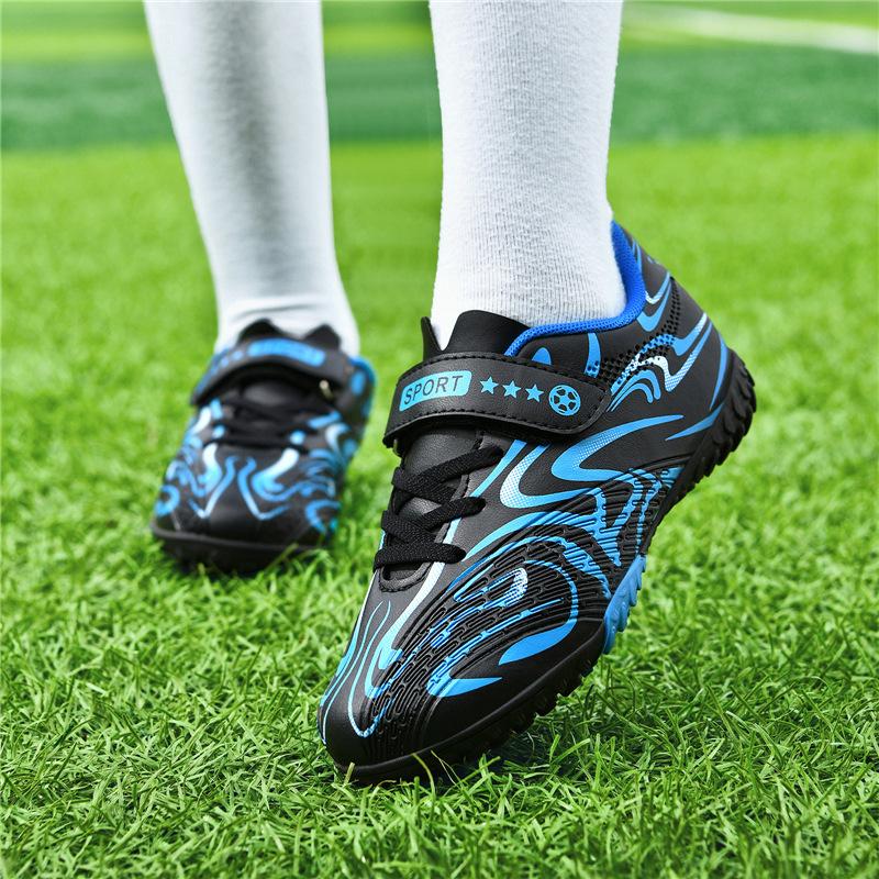 

Football shoes boys children long broken nails primary and secondary school students youth Velcro game training shoes 30