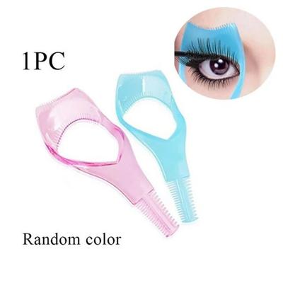 Fizz Transparent Mascara Liner Makeup Stencil Multifunksjonell Silikon Mascara Lipstick Shadow Mal Gjenbrukbart skjønnhetsverktøy, øyenvippeverktøy, 1 stk.