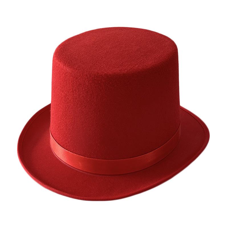 

Дитячий циліндр 13 см: Вистава, Джаз, Лінкольн, Фокусник, Джентльмен, Хелловін. Children s 13cm High, Head Circumference 55cm