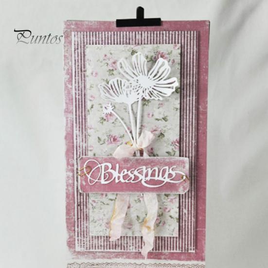 Metall-Stanzformen mit Blumenmotiv, zum Selbermachen, für Sammelalbum, Papier, Karten, Album, Dekoration