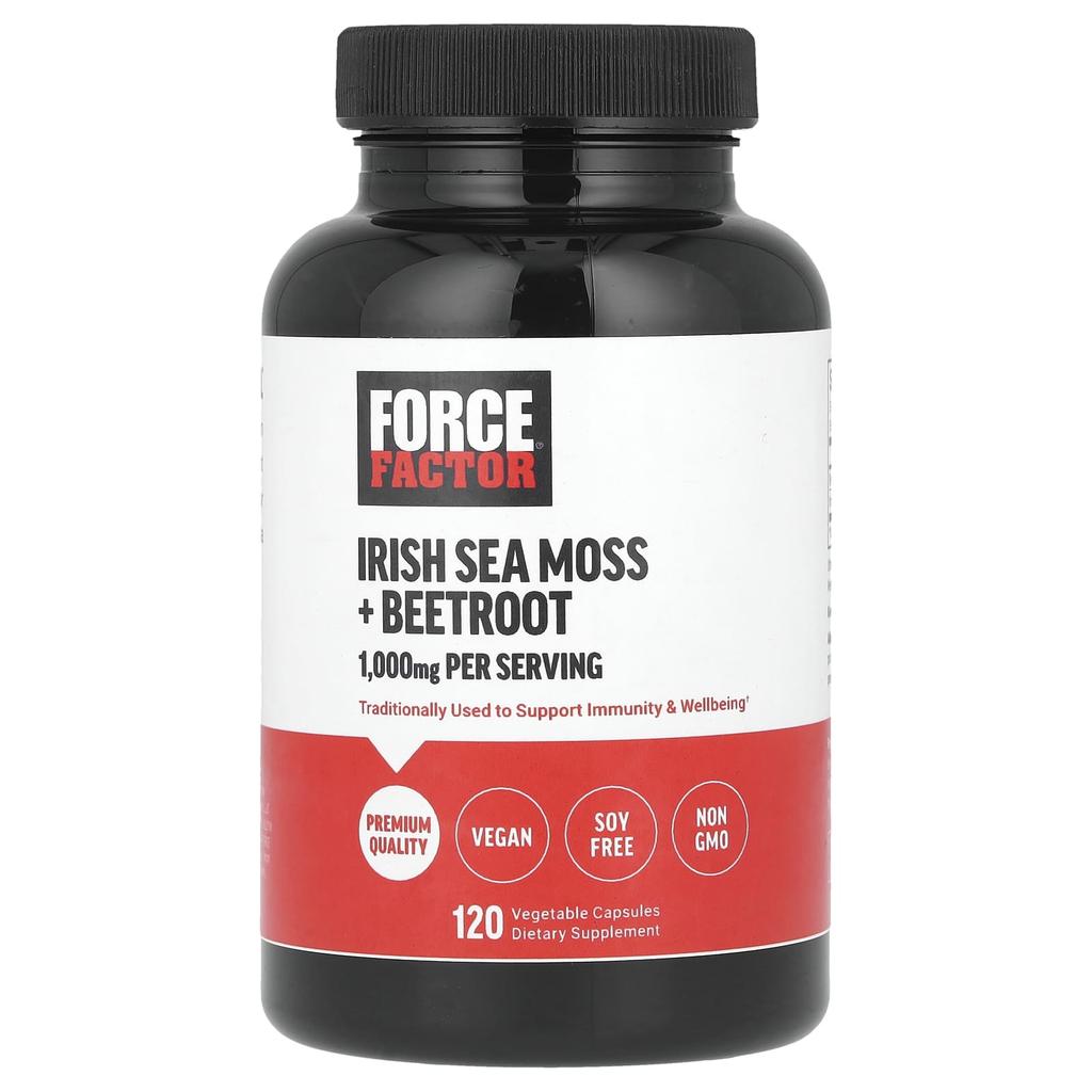 Irish Sea Moss + Beetroot, Veggie Capsules 120