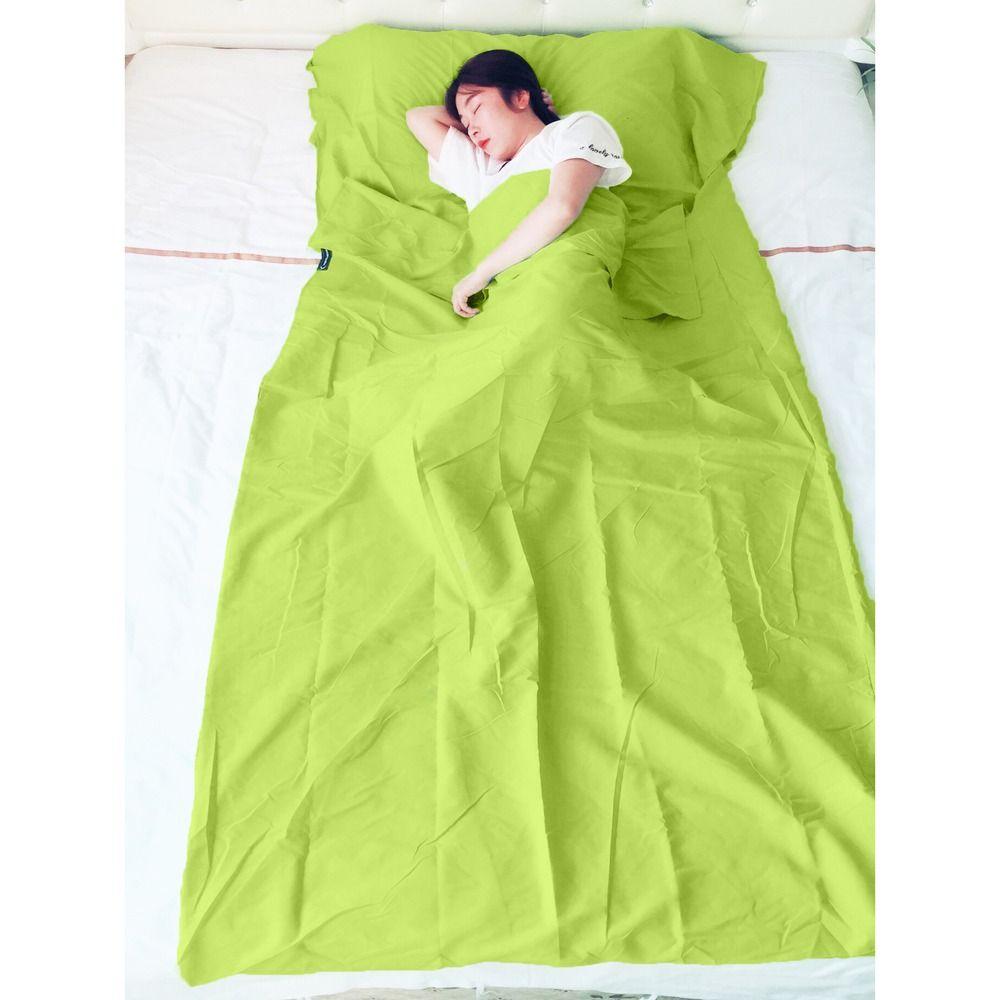 75*210cm Ultralight Sleeping Bag Folding Lightweight Travel Sleep Liner Sheet Septum Polyester Travel Sleeping Bag