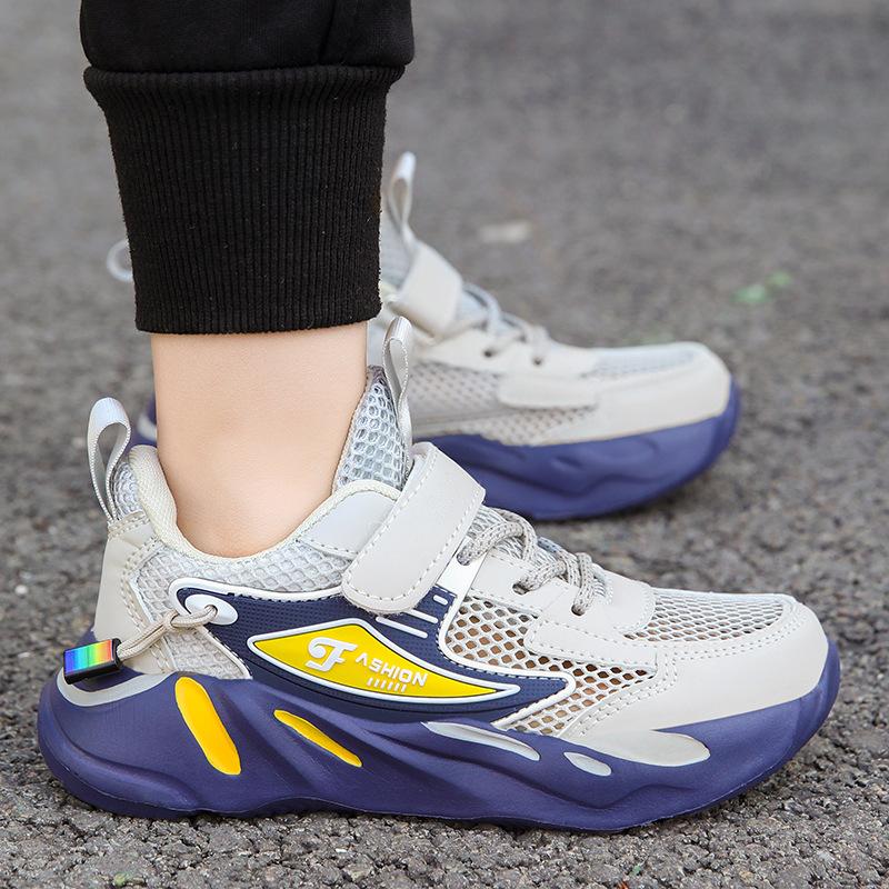 Classmate Summer Single Net Boys Sports Shoes 2025 Children's Shoes Breathable Girls Soft Sole Comfortable Fashion Casual Shoes