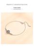 Simulated Moissanite & Zirconia Star Bracelet - Valentine's Jewelry Gift