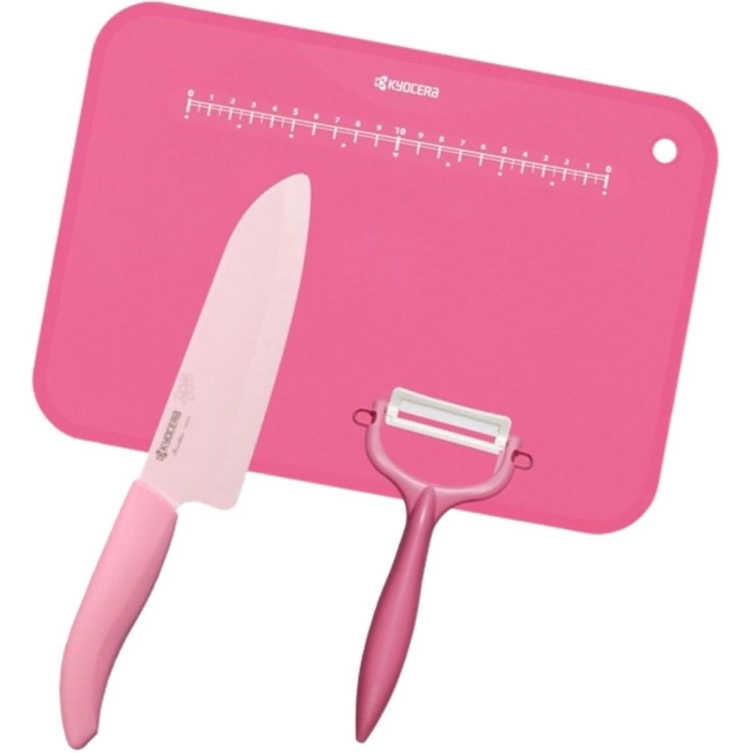 Kyocera Life Pink Ceramic Knife Santoku