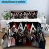 1PC Assass Warrior 3pcs Bedding,Including 1pc Duvet Cover And 2pcs Pillowcases Perfect for Christmas,Ideal for Bedroom, Dormitory