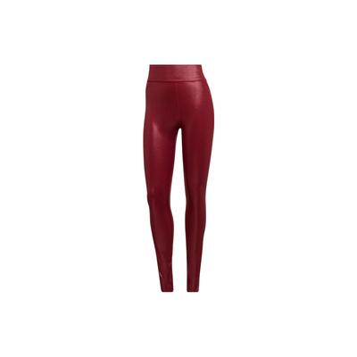 Solid Logo Print Tight Fitness Sports Leggings Women Leggings Red HG6878
