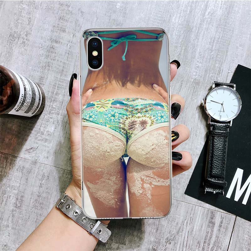 Sexy Zadek Spodní prádlo Bikiny Žena Dívka Pouzdro na telefon Pro iPhone 11 12 13 14 Pro XS XR X Max 7 8 6 6S Plus Mini + 5 SE Vzor