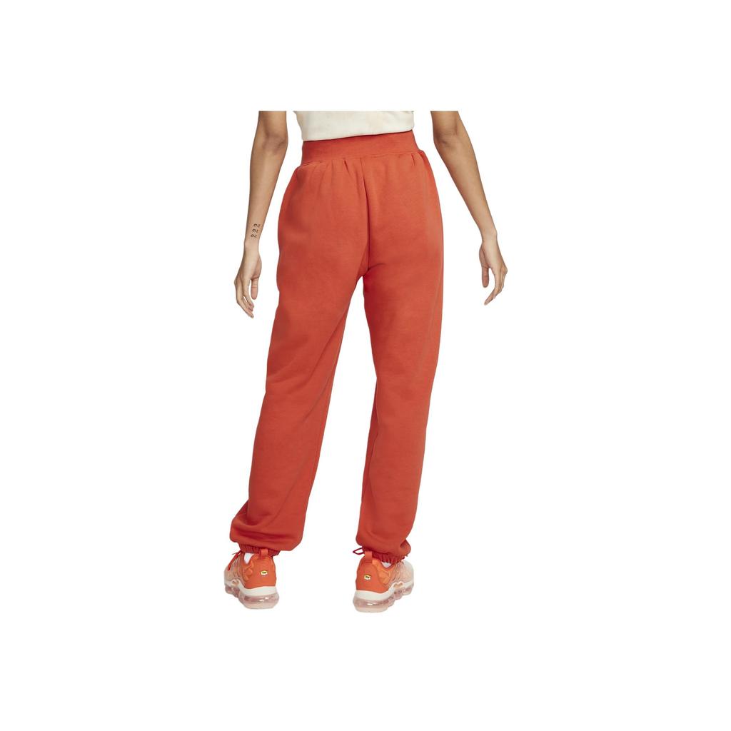New Nike Sportswear Phoenix Fleece Knitted Sweatpants Women's Orange Red DQ5887-861