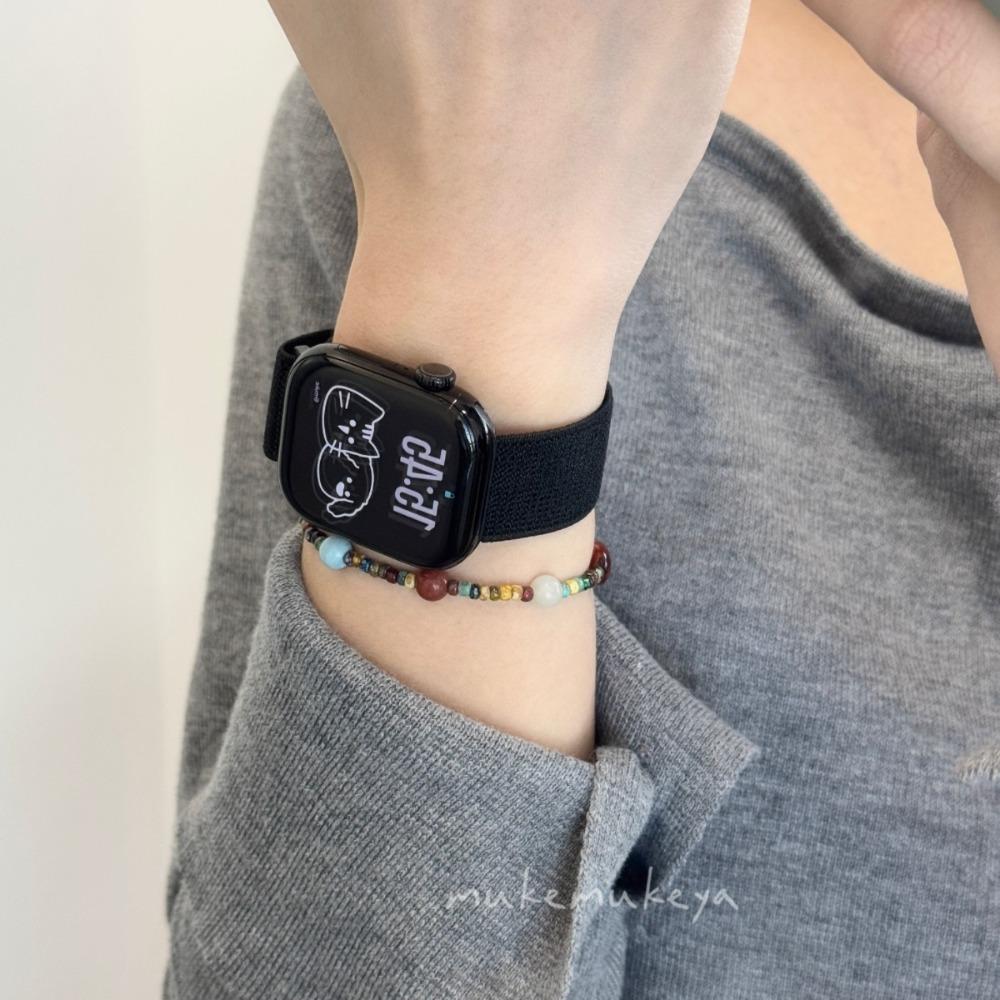 Braided Strap For Apple Watch Bands 40mm 45mm 41mm 44mm 42/46mm 49mm Magnetic Bracelet iWatch Series Se 7 5 6 8 9 10 11 Ultra3 2