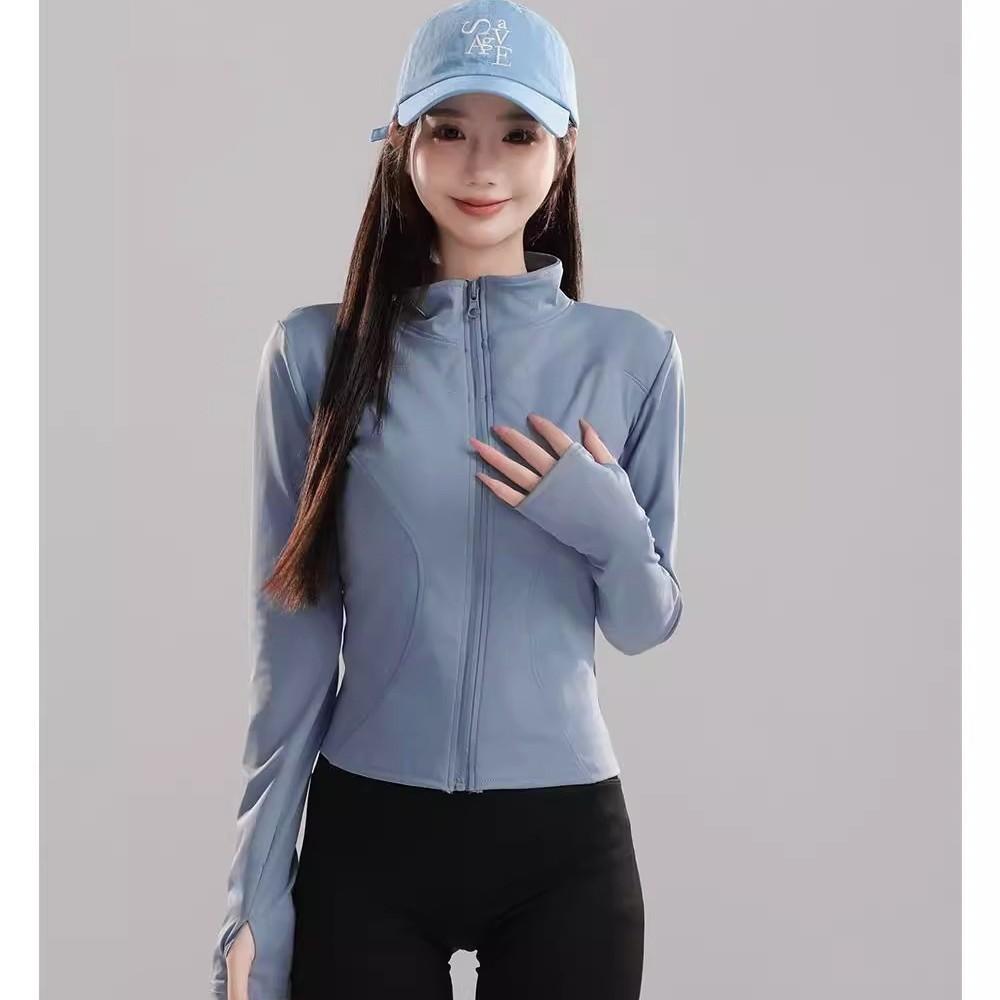 Fleece Thickened Yoga Jacket Women's Season Zipper Cardigan Sports Fitness Clothing Professional Running Slim Fitness Long Sleeves