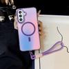 Bright Chameleon Magnetic Suction Suitable for Samsung A56 Mobile Phone Case Colorful A55 A06 Full Cover Super Anti Fall