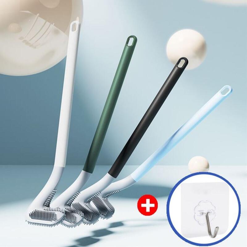 

Silicone golf-type toilet brush