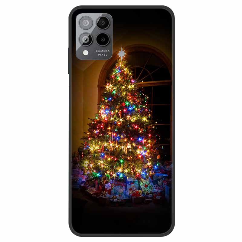 For T-Mobile REVVL 6 5G Case Christmas Soft Silicone TPU Phone Back Cover Case for T-Mobile Revvl 6 Pro 5G Santa Claus Elk Funda