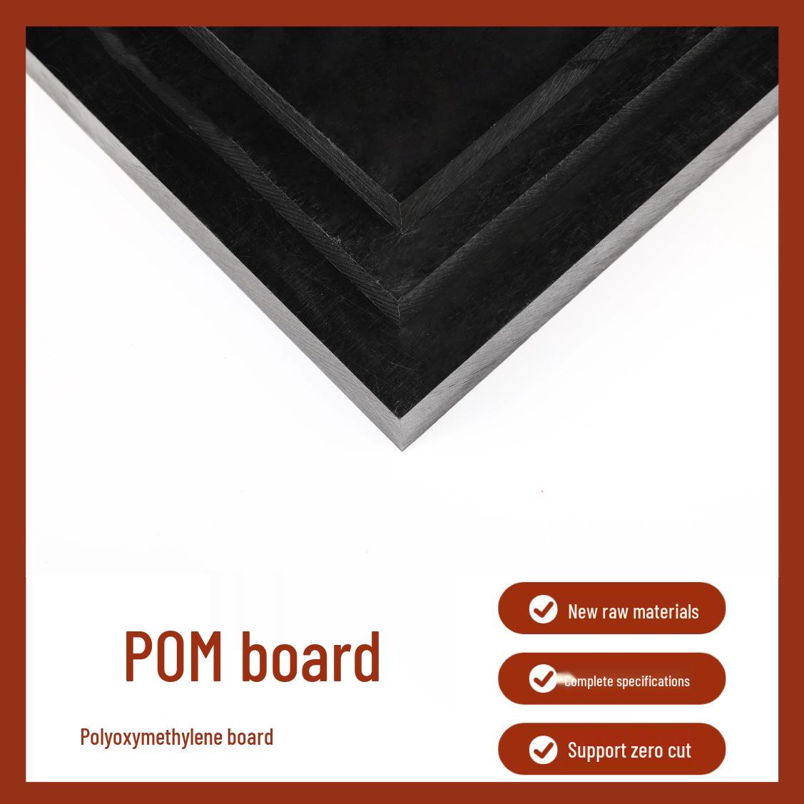 

High Hardness Wear-Resistant Polyoxymethylene Board for Solid Mechanical Parts, Stable and Cuttable, Optional Sizes Available.