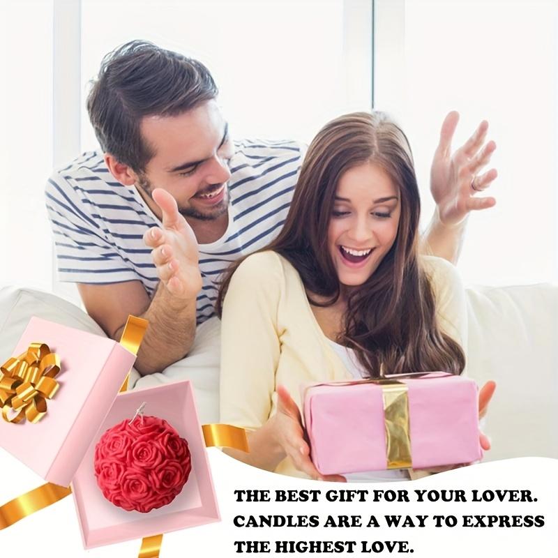 3-piece Set of Mini Rose Ball Candle Silicone Molds, Cast with Gypsum Resin Concrete, DIY Handicrafts for Home Decoration