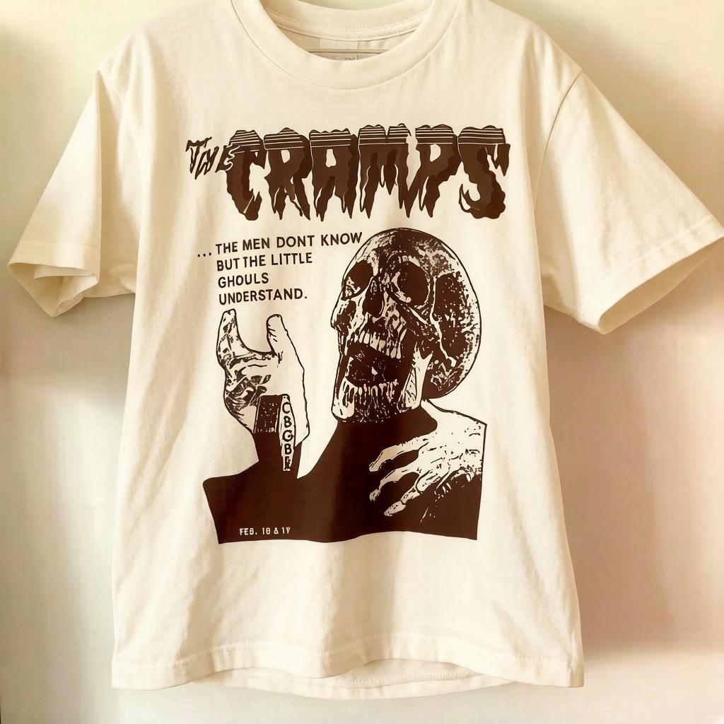 Kramspunk Rock Band Pattern TShirt  Summer New Style  UnisexsWomens  Retro Fashion  Streetwear  Summer Bestseller S