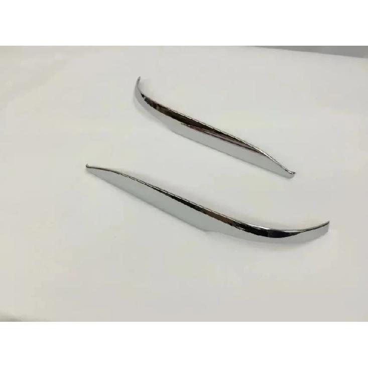 ABS Chrome Rearview Mirrors Trims Rain Eyebrow Frame Cover For Toyota Harrier 2015 2016 2017 2018  Car Styling Accessories