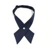 Japanese School Uniform JK Cross Tie - Black, Deep Indigo, Red