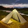 Camping Teepee Tent Outdoor Pyramid Tent Single People Tipi Hot Tent for Camping Hiking