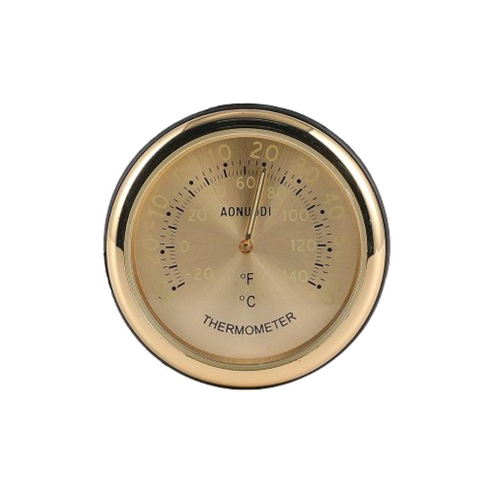 Luminous Car Mounted Thermometer 40mm Diameter Car Hygrometer Car Digital Thermometer Truck