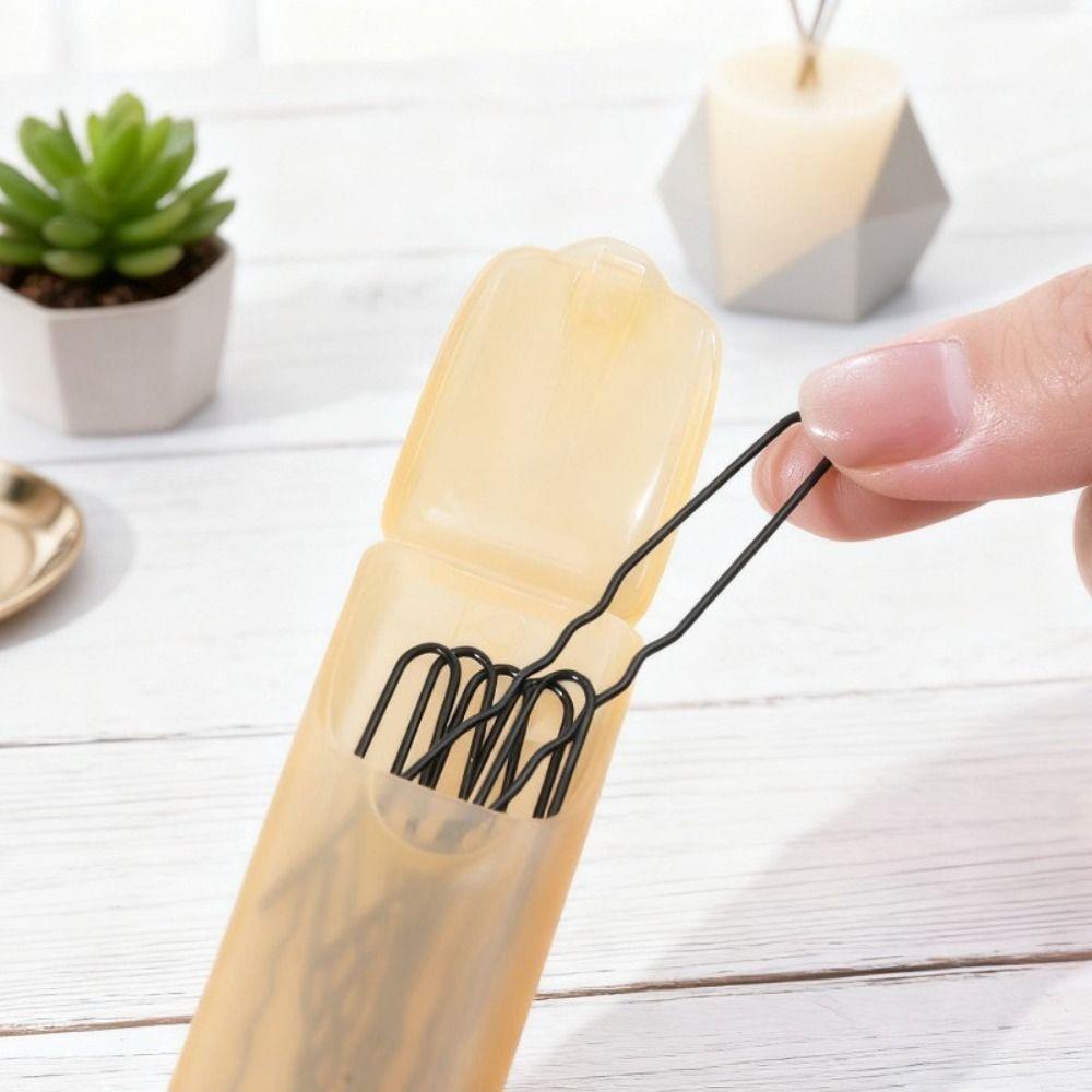 Creative Portable Toothpick Box Transparent Classification Cotton Swab Container Small Parts Organizer Household